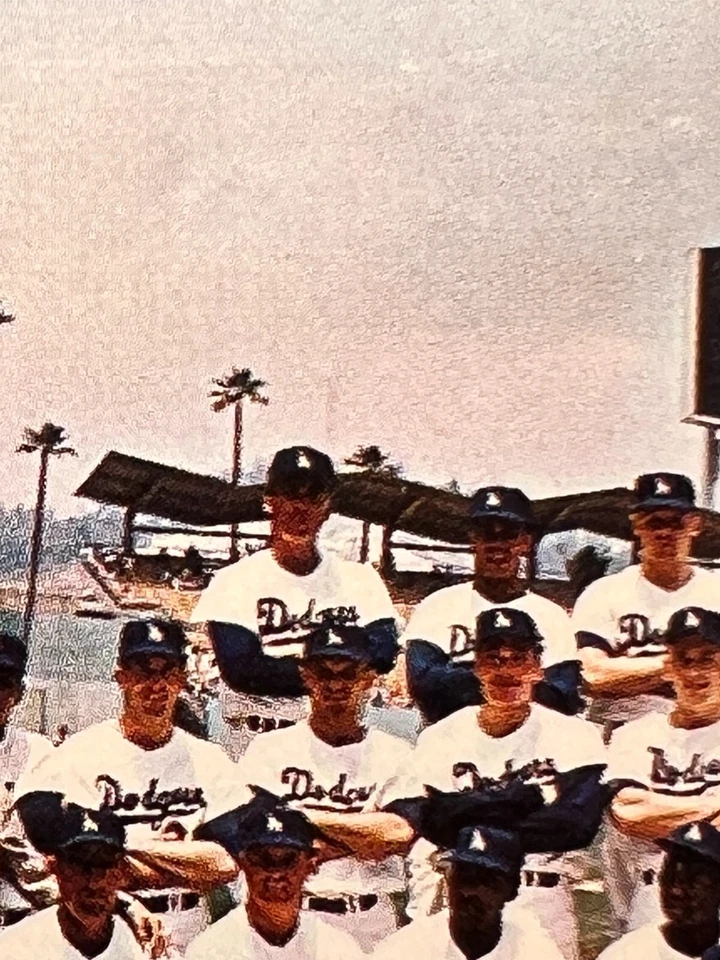 1966 Los Angeles Dodgers Baseball Schedule Security First National Bank - Image 3 of 4