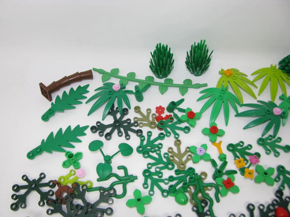 LEGO Lot Parts Pieces Foliage  Plants and Leaves Flowers  Bulk - Image 3 of 4