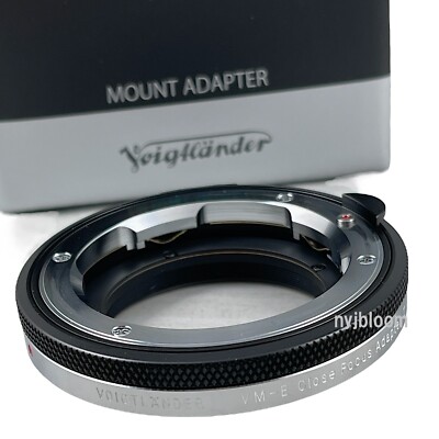 New VOIGTLANDER VM-E Close Focus Adapter II -VM Lens to Sony New VOIGTLANDER VM-E Close Focus Adapter II -VM Lens to Sony