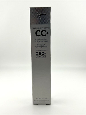 IT CC+ C Correction Anti-aging Broad Spectrum SPF50+ 1.08oz (MEDIUM) EXP 06/25
