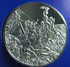 RARISSIMO ARGENTO 65gr 51mm 🅰️ ZATTERA DELLA MEDUSA 1818 MEDUCE 🅰️ FRANCIA PARIGI