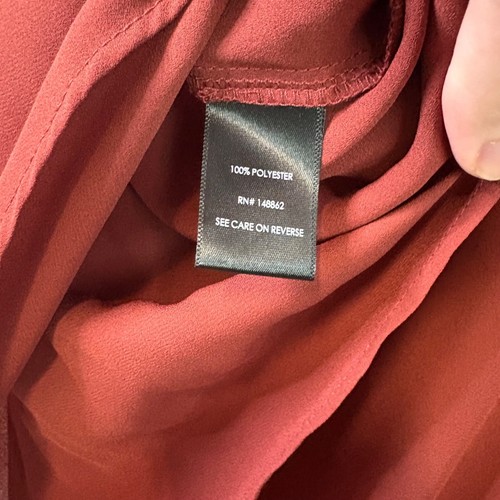 Abbigliamento da lavoro/ufficio Torrid donna Harper 1/4 bottoni colore rosso mattone taglia 3X - Foto 12 di 12