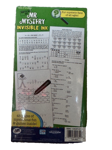 NEW - Mr Mystery Invisible Ink Puzzle Book - Picture 8 of 8