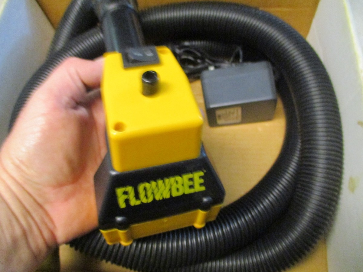 Vintage Flowbee Haircutting System with Attachments In Original