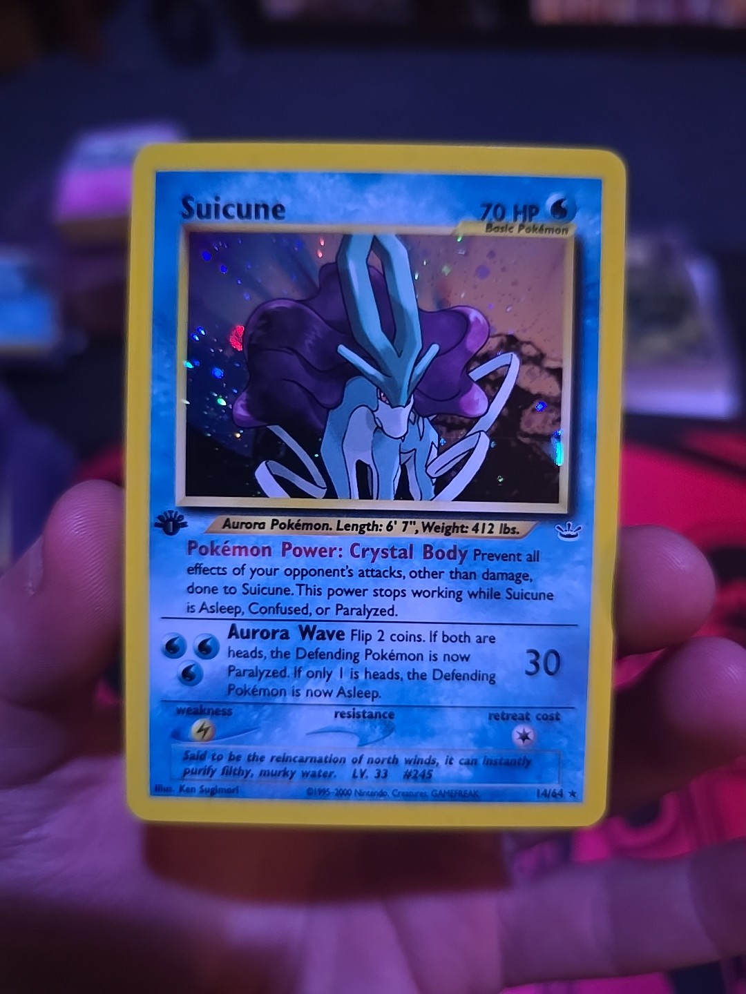 Suicune 2001 Neo Revelation #14/64 1st Edition Holo Price Guide