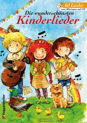 Die wunderschönsten Kinderlieder (CD) | Herb Kraus | Buch | 128 S. | Deutsch