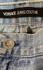 Vintage Y2K Versace Jeans Couture Men's Light Wash Whiskered Jeans Italy Sz 38 — photo 4