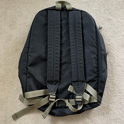 LL Bean Deluxe schwarz gesticktes Logo reflektierend Wandern Schulrucksack - Bild 3 von 10