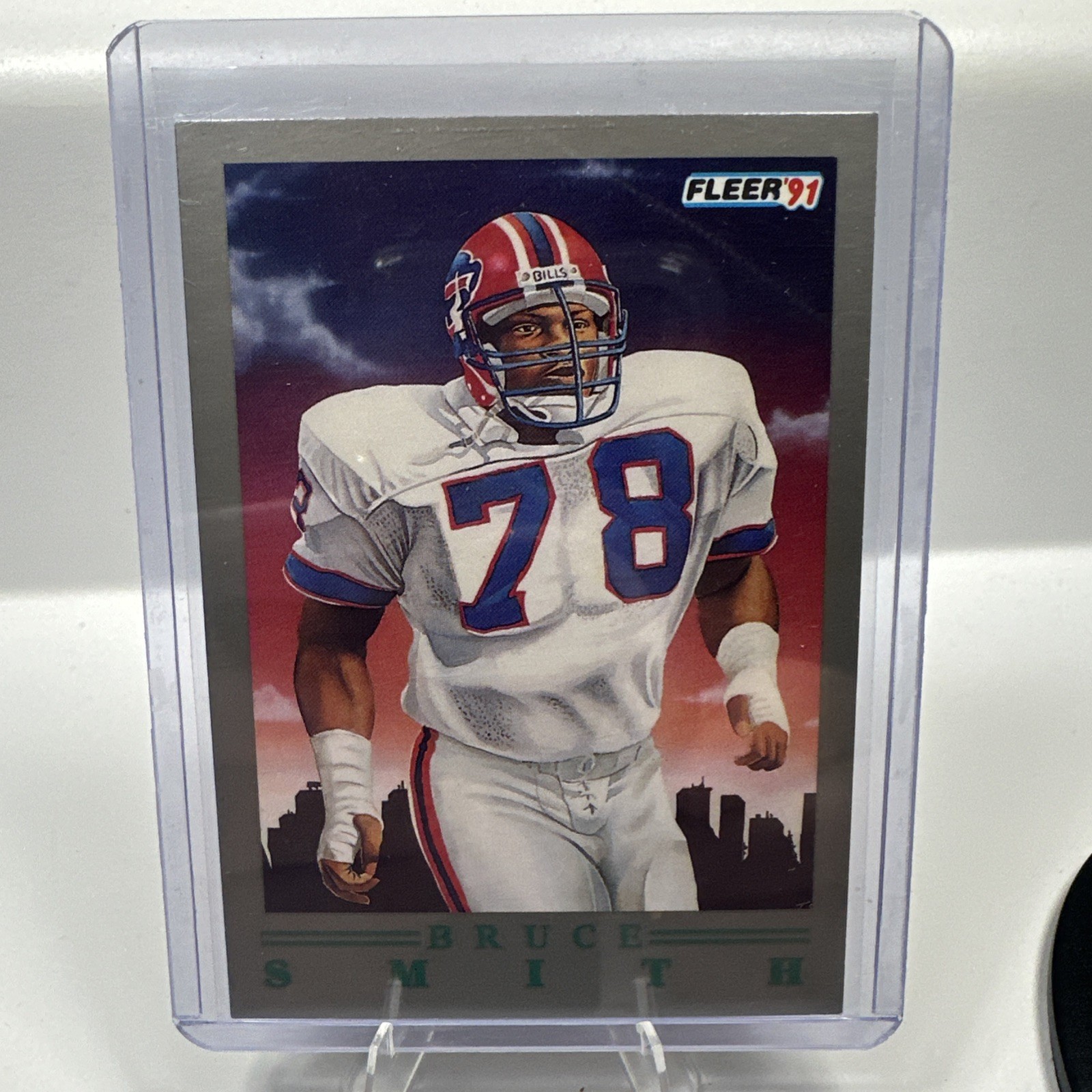 1991 Fleer - Pro Vision Bruce Smith #8