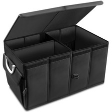 osoltus Kofferraumtasche 60x35x30cm Kofferraum Organizer Carbox faltbar m Deckel