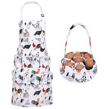 Egg Collecting Apron, 15 Pockets Egg Collecting Holding Apron