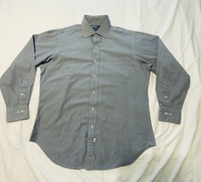 Polo Ralph Lauren Philip Dress Shirt Men s 15 1/2 33 Blue Check 100 Cotton