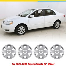 15 Pp Hubcap Wheel Covers Fit For 2005-2008 Toyota Corolla 15 Steel Rim 15 Pp Hubcap Wheel Covers Fit For 2005-2008 Toyota Corolla 15 Steel Rim