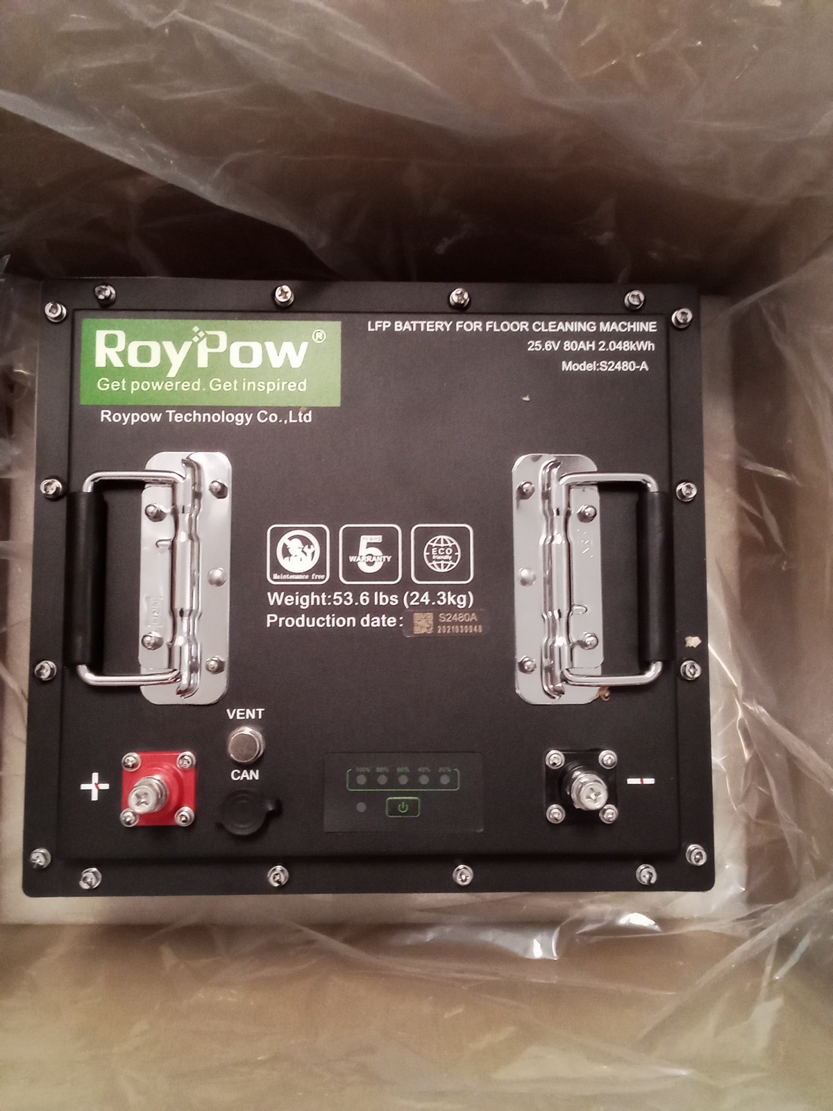 Roy Pow LFP Floor Cleaning Machine Battery S2480-A