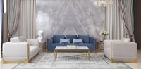 Dreisitzer Couch Polster Design Sofa Moderne 3Er Sitz Sofas Zimmer Luxus MöBel