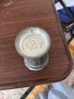 Vintage SKS ZINN 95% Pewter West German Shot Glass 3 Different Scenes Minstrels — photo 8