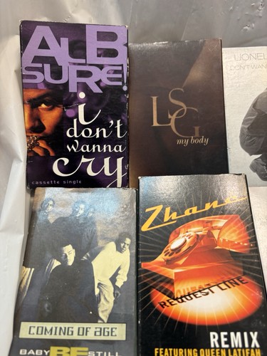 10 R&B Cassette Tapes Lot HIP-HOP 90s Vintage Music Mary J Blige Keith Sweat - Bild 2 von 6