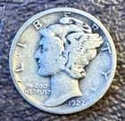 1927 D Mercury Dime Silver Circulated Business Strike Uncertified