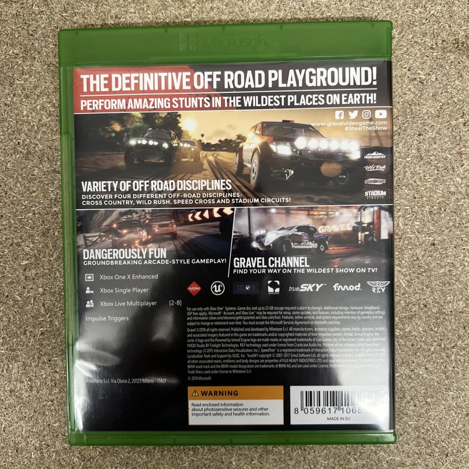 Gravel (Xbox One) [S-Grade, Complete & Tested] EU Version - Image 3 of 4