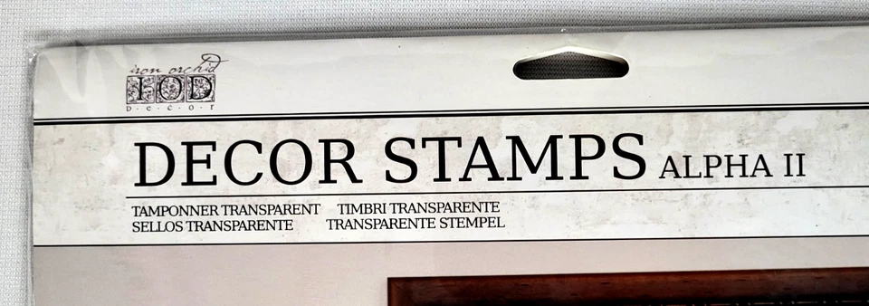Juego de 26 piezas estampillas IOD Decor by Prima totalmente nuevas retiradas 1ª generación Alpha II Foto 3 de 4
