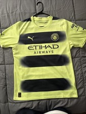 Yellow/Black Manchester City 22/23 Third Jersey Size L PUMA Authentic