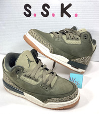 Jordan 3 Retro Family Affair Olive Green GS/YOUTH size 3.5y