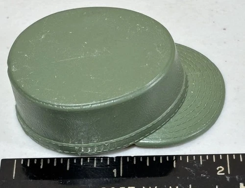 VINTAGE 1960’S HASBRO USA #11 GI JOE 2-INCH PLASTIC US  ARMY FATIGUE CAP HAT