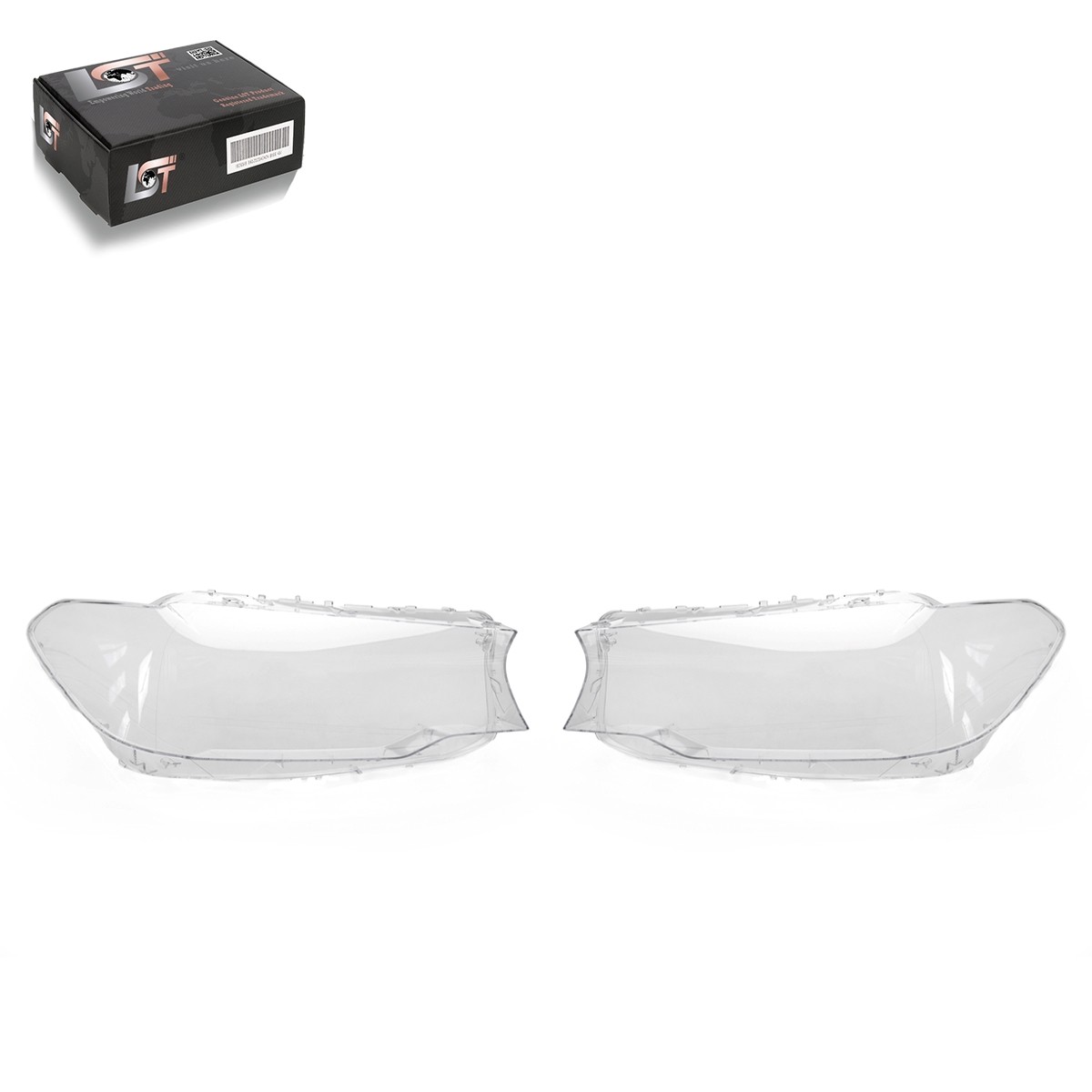 2X Headlight Glass Diffuser Left Right Set For BMW 5 Series G30 G31 2016-2020