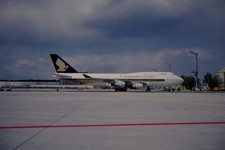 Dia 9V-SMB Airbus A350-941 Singapore Airlines 04/1991 FRA 35mm gerahmt OP-K1-30