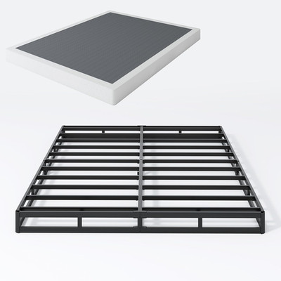 Box Spring Queen - 3 Inch Heavy Duty Low Profile Metal Queen Box Springs for Bed