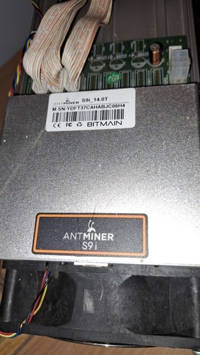 Antminer S9i mit Netzteil Bitcoin Miner + Lüfter Aufsatz (defekt) - Bild 3 von 10