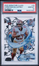 2025 TOPPS SIGNATURE CLASS FLUIDITY #15 CHRISTIAN MCCAFFREY PSA 10