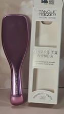 TANGLE TEEZER Special Edition CHROME Detangling Hair Brush LESS BREAKAGE  BNIB