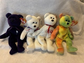 Ty Beanie Baby Bear Collection Garcia Princess Diana Libearty Maple