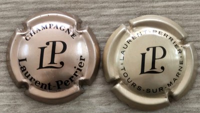 Lot of 2 different champagne capsules Laurent Perrier 