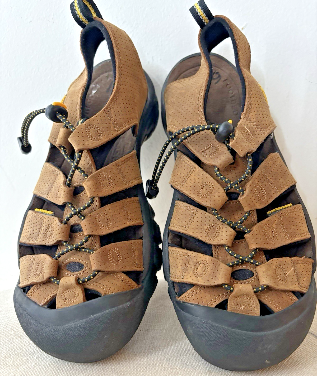 SANDALI KEEN DONNA MARRONI IMPERMEABILI LAVABILI TG 9 USATI IN OTTIME CONDIZIONI