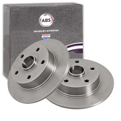 2x A.B.S. BREMSSCHEIBEN 259mm HINTEN passend für FORD USA PROBE MAZDA 626