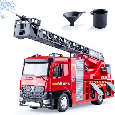 HAPYAD Fire Truck Toy 12.5 inches (L) x 3 (W) x 5 (H), Red 