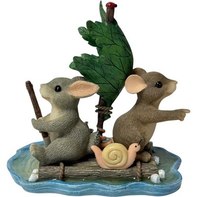 Fitz and Floyd Charming Tails ADVENTURE BOUND 83/100 Figurine Mice Mouse