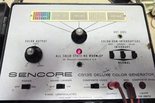 Sencore CG135 Deluxe Color Generator - Powers on, for parts! [READ]