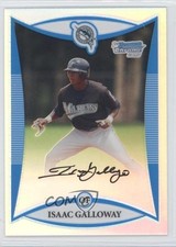 2008 Bowman Draft Prospects Chrome Refractor Isaac Galloway #BDPP36 0d9