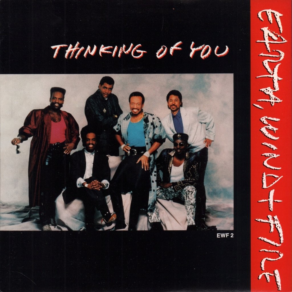 Earth Wind and Fire Thinking of You 7"" vinyl UK Cbs 1987 pic sleeve EWF2