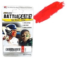 EyeBlack BattlePaint Non-Toxic Face/Body Sports Paint 1 Tube 0.16 oz Red