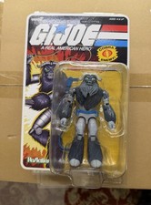 GI Joe ReAction Super 7  Cobra Fatal Fluffy  O-ring Figure  New  Unpunched Card