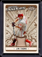 2025 Leaf Lumber #21/35 Bronze Jim Thome Hitting Nukes MEM