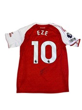 Eberechi Eze Signed Arsenal 25/26 Home Shirt PREMEIR LEAGUE CHAMPIONS