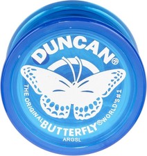 Classic Butterfly Yo-Yo in Blue  Ideal Kids Gift for Ages 5  Manual Operation