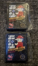 Wrecking Crew CASE ONLY Nintendo NES Box  LOT OF 2 New