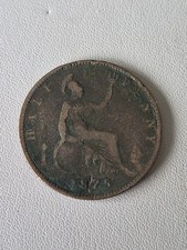 Queen Victoria Halfpenny 1875