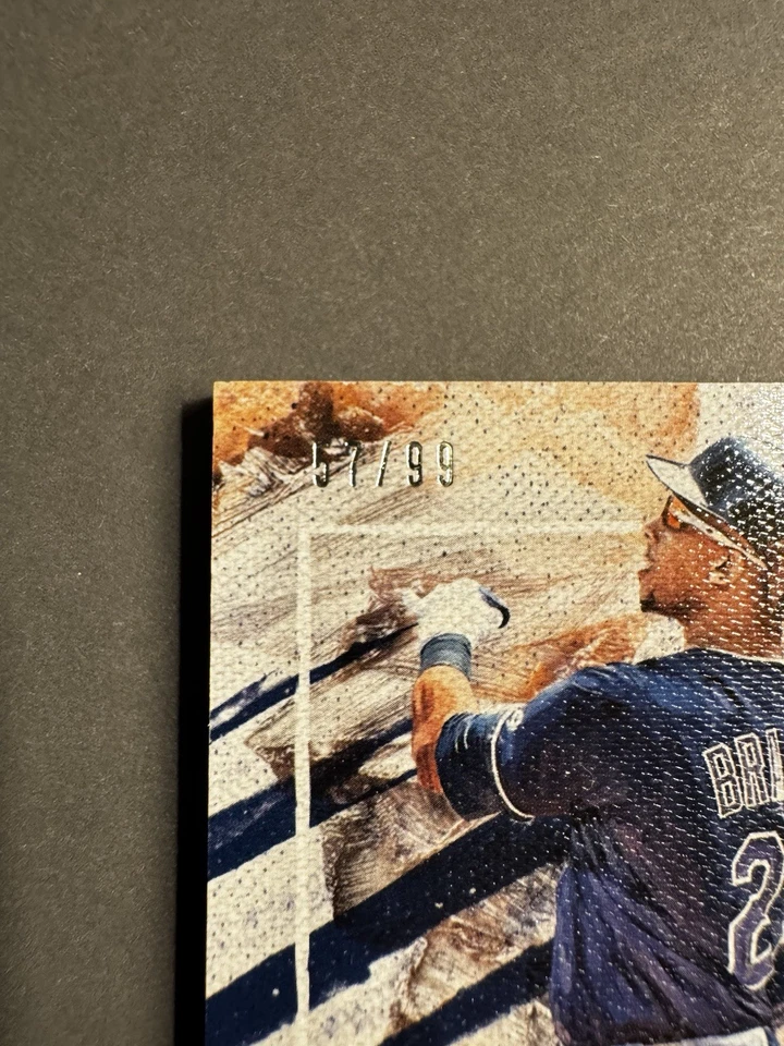 🧵 Reliquia de Michael Brantley/99 – 2019 Diamond Kings Foto 3 de 4